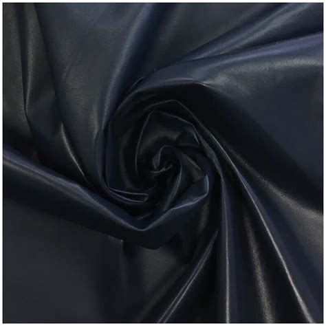 dark blue leather fabric blue genuine leather material blue etsy