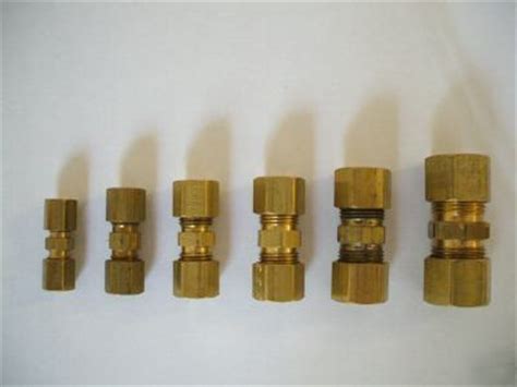 compression fittings brass  pcs