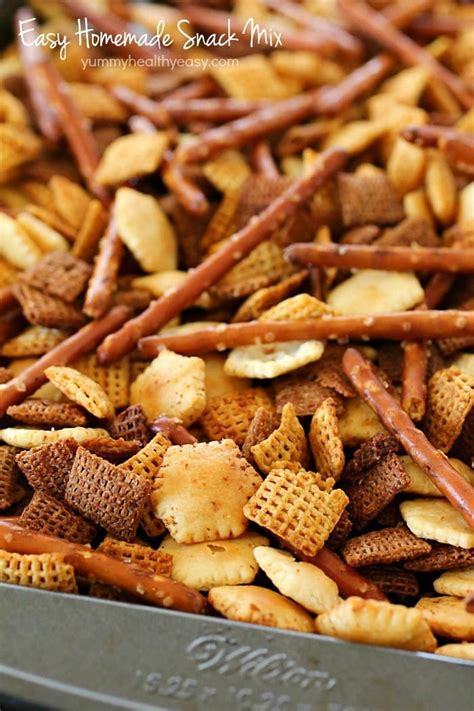 homemade snack mix recipe yummy healthy easy