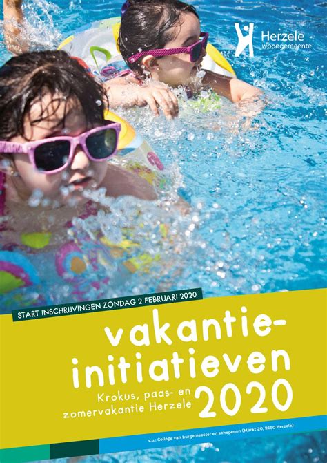 vakantie initiatieven krokus paas en zomervakantie   lokaal bestuur herzele issuu