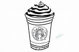 Starbucks Frappuccino Clipartmag sketch template