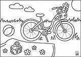 Coloring Transport Pages Kids Freebies Coloringpages Pdf Coloringpage Bicycle1 sketch template