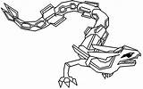 Coloring Rayquaza Pikachu Legendary sketch template