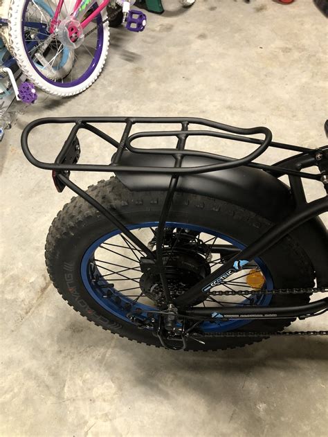 rear rack   fat tire folding electric bike  dolphin ecotric