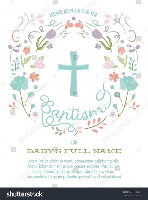 baptism invite   royalty  licensable stock vectors