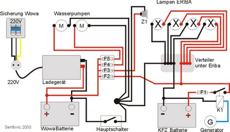 batterie trennrelais  schaltplan wiring diagram