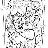 Coloring Pages Larry Boy Alfred Sliding Veggie Tales Plant Characters Friends sketch template