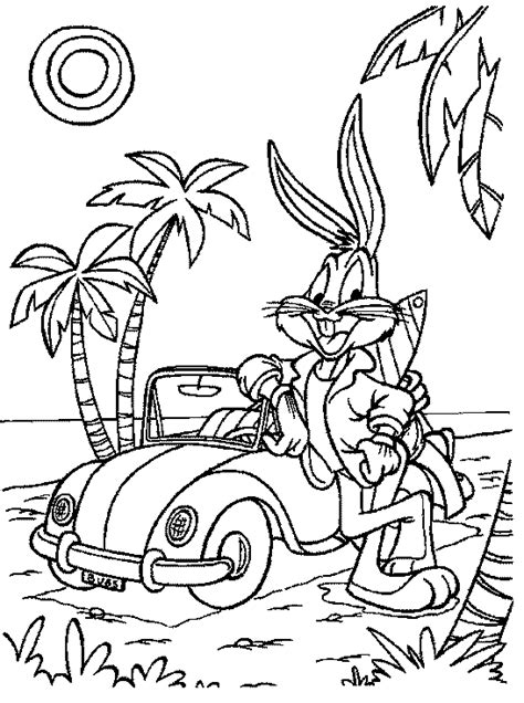 printable walt disney bugs bunny coloring pages