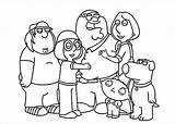 Coloring Guy Family Pages Cartoon Griffin Printable Drawing Stewie Together Cat Kids Show Peter Cleveland Print Colouring Color Sheets Popular sketch template