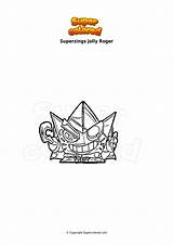 Superzings Jolly Ausmalbild Supercolored sketch template