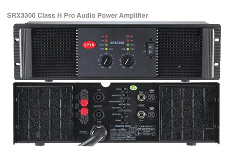 srx class  pro audio power amplifier