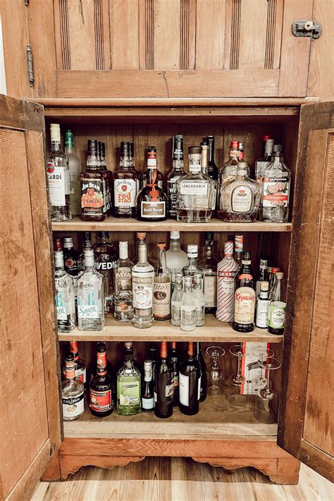 story   pieces  liquor cabinet deb  danelle