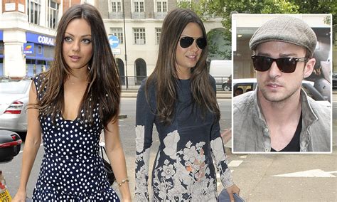 mila kunis swaps cute polka dots for seductive short frock as she and