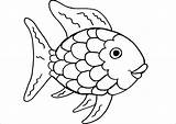 Coloring Pages Fish Print Toddlers Getdrawings sketch template