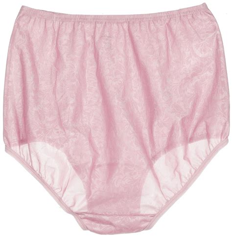 2 Vanity Fair Brief Panty Nylon 15712 Perfectly Yours 8 Xl Blushing
