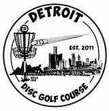 Detroit Disc Golf Skyline Getdrawings Drawing sketch template