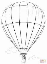 Coloring Air Hot Baloon Pages sketch template