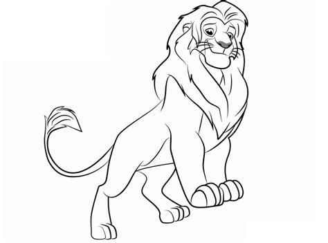 simba  coloring page  printable coloring pages  kids