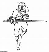 Samurai Ranger Red Power Rangers Coloring Pages Para Colorear Printable Categories Dibujos sketch template