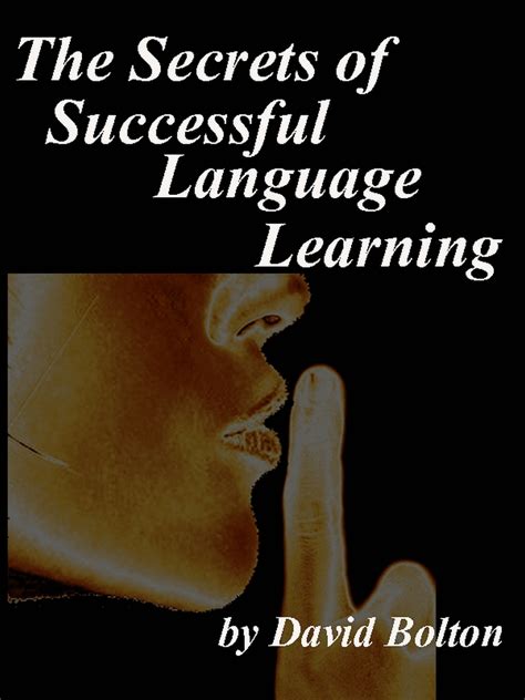 secrets  successful language learning  david bolton book read
