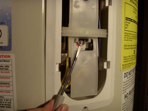adjust electric water heater temperature step by step