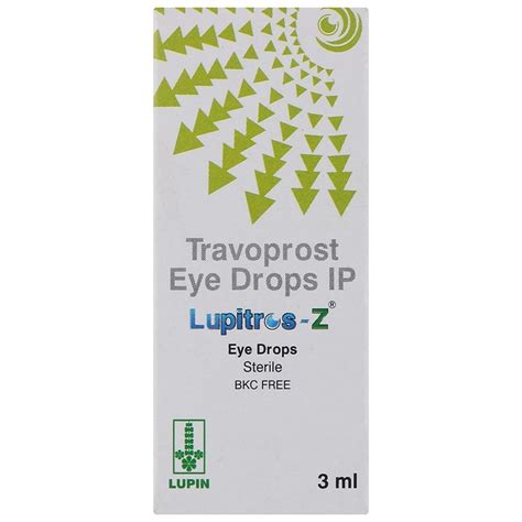 Allopathic Lupitros Z Eye Drop For Glaucoma Bottle Size 5 Ml At Rs