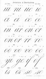 Copperplate Calligraphy Caligrafia Joining Accomplishment Alphabet Penmanship Practicing Jenkins 1813 Lower Reputation sketch template