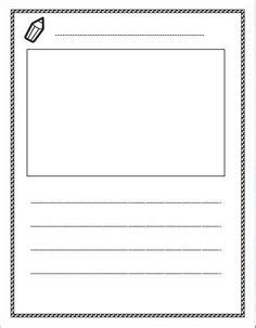 write  draw lined paper  space  story illustrations