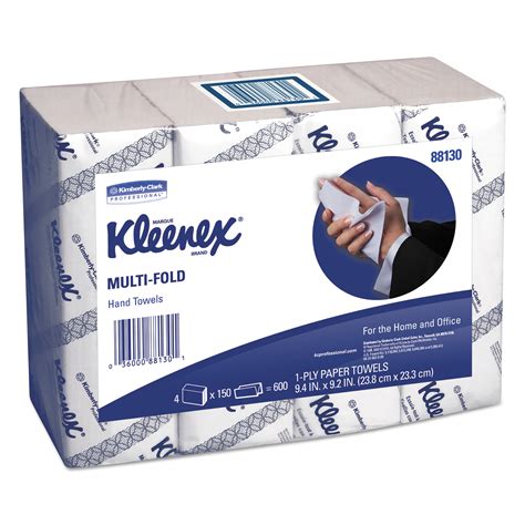 kleenex multi fold paper towels pk bundles    white pack carton