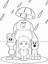 Pocoyo Coloring Pages Printable Para Colorear Kids Cool Dibujos sketch template