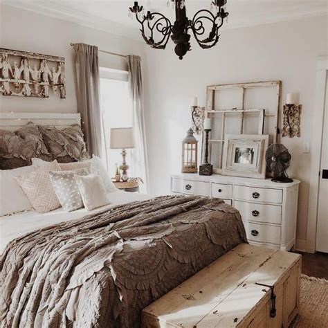 60 romantic rustic farmhouse master bedroom decorating inspirations