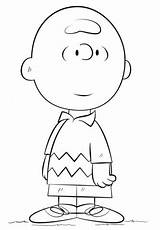 Charlie Brown Coloring Pages Peanuts Printable Pumpkin Snoopy Great Drawing Characters Draw Franklin Supercoloring Halloween Sheets Christmas Its Kids Step sketch template