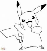 Pikachu Coloring Pages Pokemon Kids Sheets Drawing Choose Board sketch template