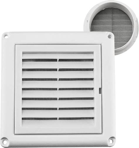 funmit ventcover  louvered vent cover stops birds nesting   dryer exhaust air vent
