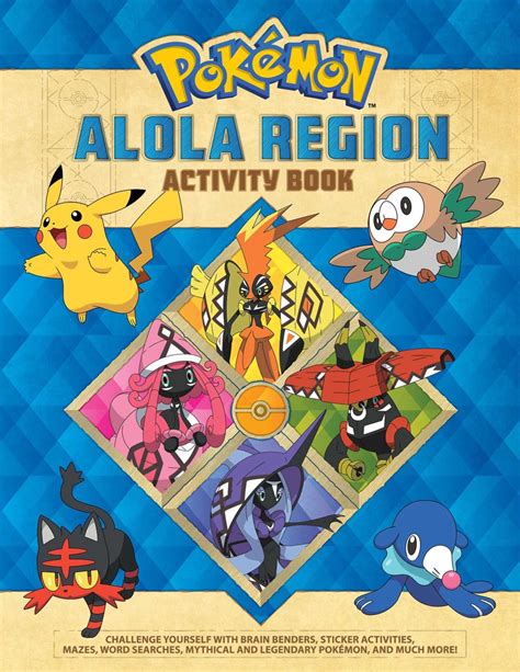 pokemon alola region activity book book  lawrence neves official