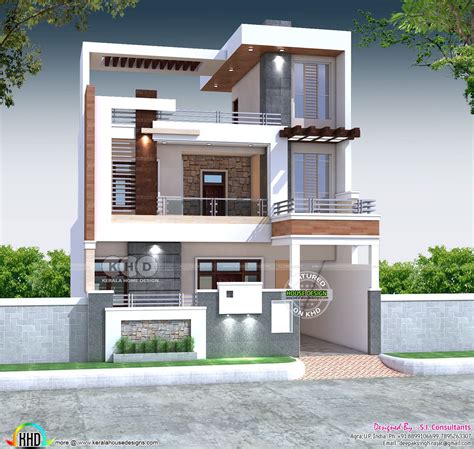 bhk  square feet modern home house roof design  storey house design bungalow house design