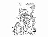 Witch Coloringcrew Potion Coloring sketch template