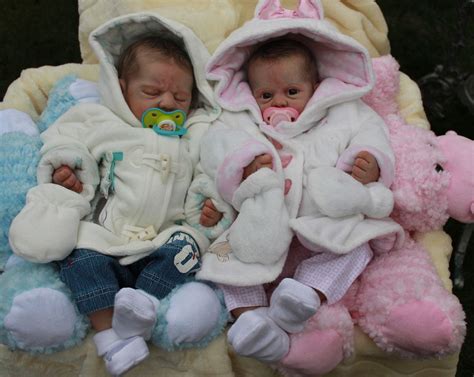 beautiful reborn baby twin dolls boy  girl sculpted  marissa  reborn baby dolls twins