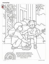 Pages Coloring Lds Primary Forgiveness Others Forgive Activity Kindness Lesson Printable Serving Clean Helping Lessons Kids Choose Color Colouring Children sketch template