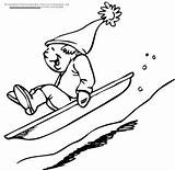 Coloring Pages Printable Sled Color Sledding Winter Kids Print Choose Board Getcolorings Luge Boy sketch template