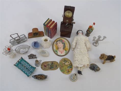 antique dollhouse dolls miniature accessories