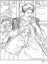 Painter Cassatt Coloring Pages Advertisement sketch template