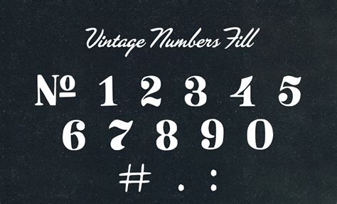 number fonts  spotlight numerals   design