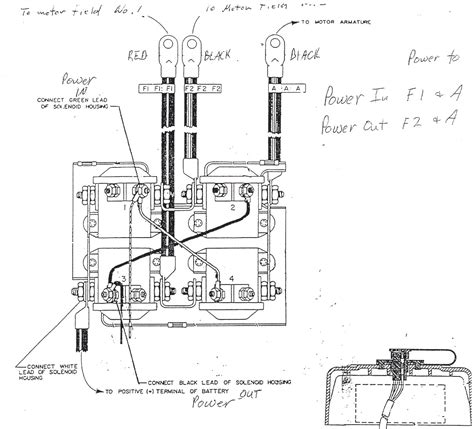 warn winch wiring diagram  solenoid wiring diagram