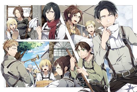 Aot Jean X Mikasa Ymir Christa Renz Eren Jaeger Jean