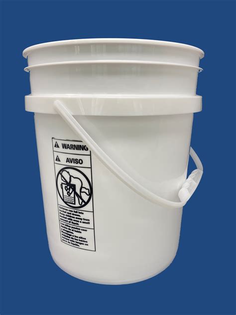 gallon food safe plastic buckets