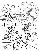 Winter Ausmalbilder Kinder Für Coloring Kids Pages sketch template