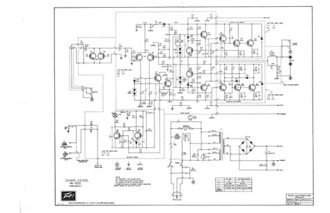 audio service manuals   peavey cs  cs  pa    power module schematic