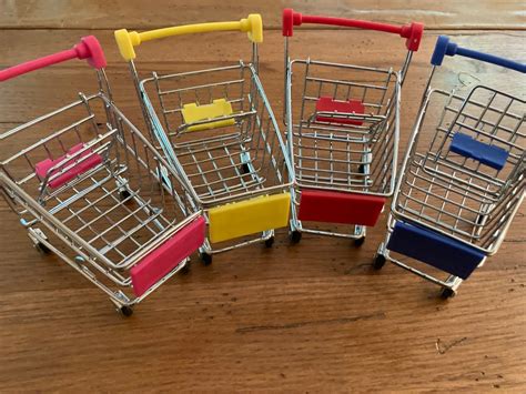 mini shopping cart mini object storage mini grocery cart mini etsy