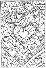 Coloring Valentine Pages Printable Adult Kids Book Valentines Sheets Adults Favecrafts sketch template